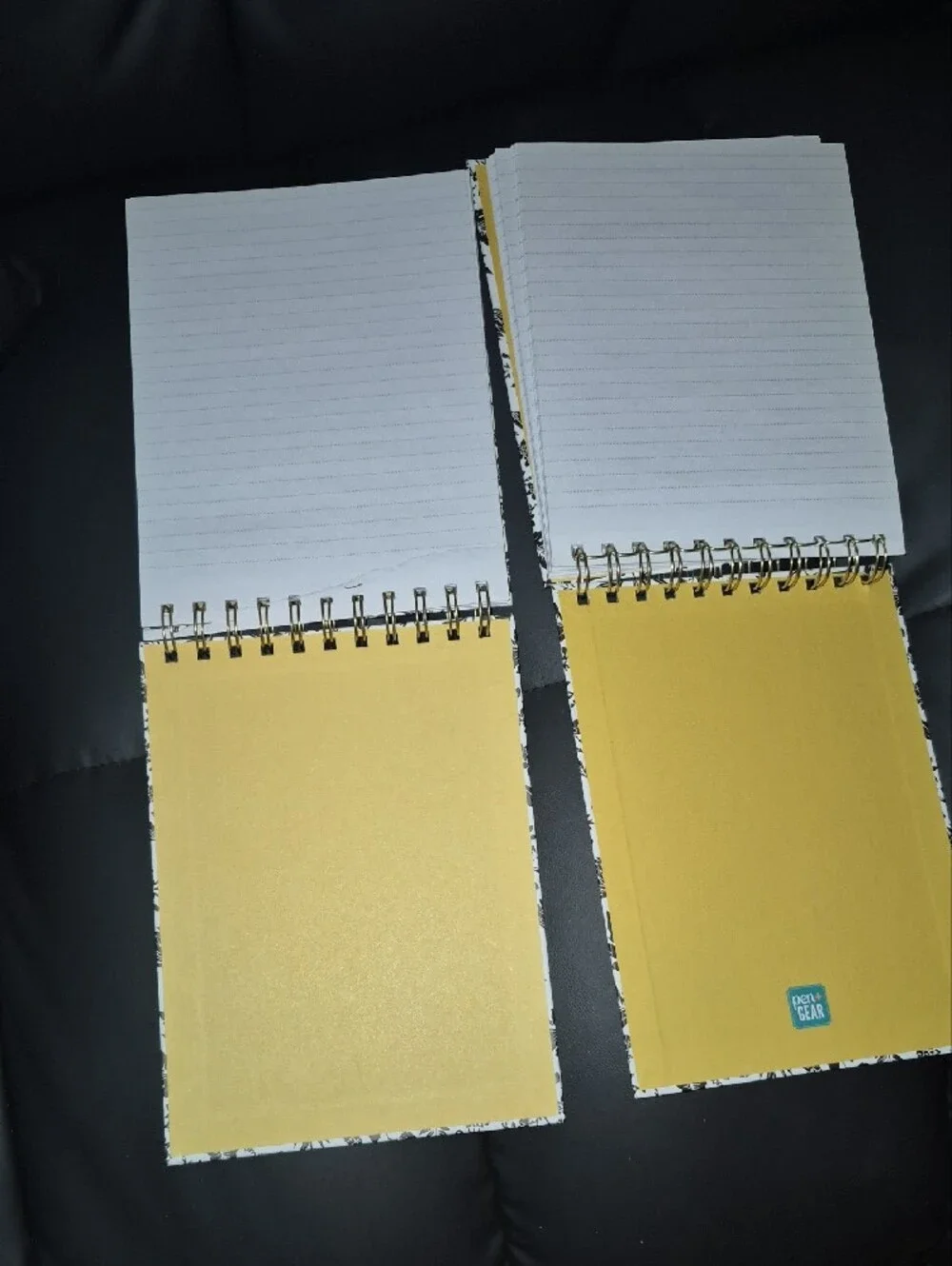 Pen+Gear Floral Spiral Journal in Black and White
